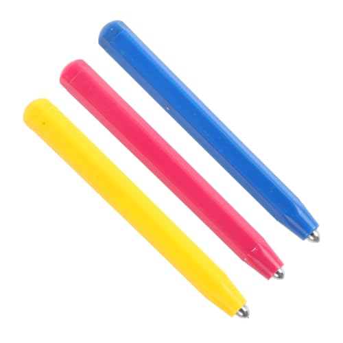 Milisten 3 Stück Teiliges Magnetische Zeichenbrett Stifte Ersatz Stift für Magnetische Zeichentafeln Portable Zeichenstifte Blau und Gelb von Milisten