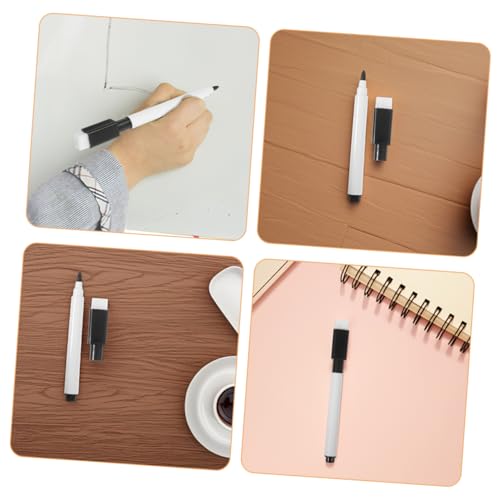 Milisten 30 Stück Whiteboard-stift Whiteboard-marker Mit Radiergummi Trockenlöschmarker Zum Malen Magnetischer Trocken Abwischbarer Marker Löschbare Markierungen Magnetstift Plastik von Milisten