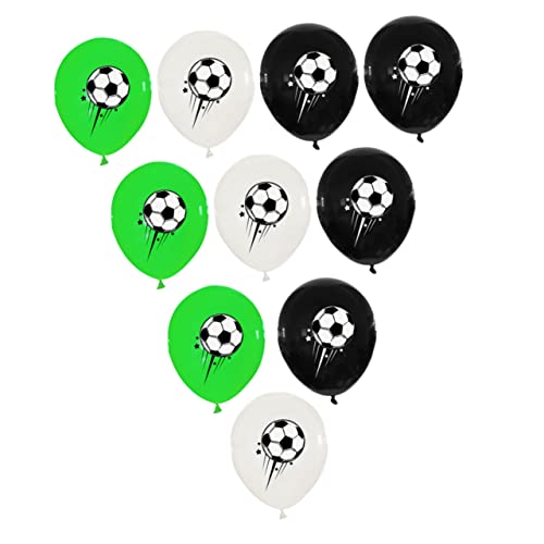 Milisten 30Stücke Fußball Themenballons Geburtstagsdeko mit Fußball Druck Luftballons für Kinderpartys Grüne Farben Langlebiges Latex für Sportmottos Milisten 30Stücke Fußball Themenballons Geburtstagsdeko mit Fußball Druck Luftballons für Kinderpartys Grüne Farben Langlebiges Latex für Sportmottos von Milisten