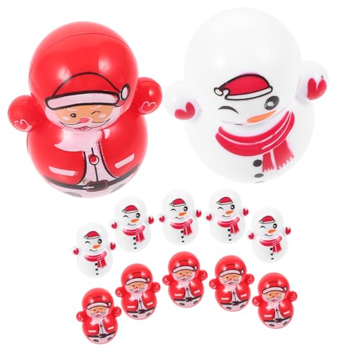 Milisten 30Stücke Weihnachtsmann Und Schneemann Tumbler Niedliche Dekorative Figuren Für Weihnachten Geschenkideen Für Tischdekoration Milisten 30Stücke Weihnachtsmann Und Schneemann Tumbler Niedliche Dekorative Figuren Für Weihnachten Geschenkideen Für Tischdekoration von Milisten