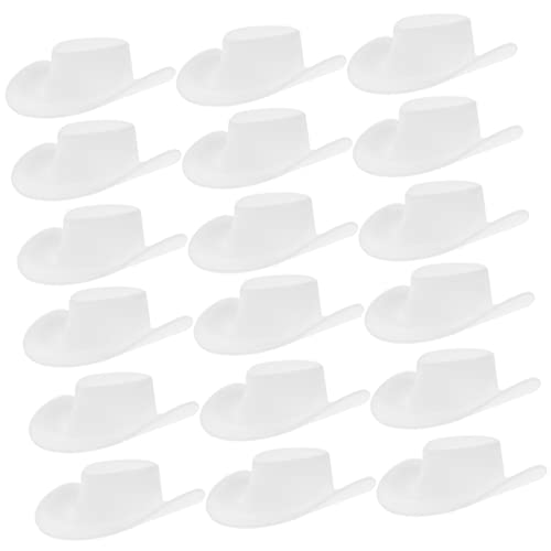 Milisten 30stücke Mini Cowboyhüte Delikate Puppenhüte Für -projekte Weiße Miniaturhüte Für Puppenhaus-Dekoration Und Bastelarbeiten Hochwertige Und Leichte Materialien Langlebig Und Milisten 30stücke Mini Cowboyhüte Delikate Puppenhüte Für -projekte Weiße Miniaturhüte Für Puppenhaus-Dekoration Und Bastelarbeiten Hochwertige Und Leichte Materialien Langlebig Und von Milisten