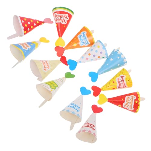 Milisten 36 Stück Kuchenhutdekoration Geburtstagsmützen Für Mini-cupcake-dekorationen Diy Cupcake-dekorationen Kegelhüte Für Geburtstagsfeiern Kuchendekoration Selber Machen Papier Milisten 36 Stück Kuchenhutdekoration Geburtstagsmützen Für Mini-cupcake-dekorationen Diy Cupcake-dekorationen Kegelhüte Für Geburtstagsfeiern Kuchendekoration Selber Machen Papier von Milisten