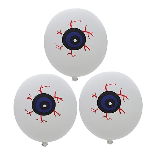 Milisten 3Stücke Halloween Horror Luftballons Dekorationsballons Für Halloween Party Themenfeiern Für Zuhause Bar Und Clubgestaltung von Milisten