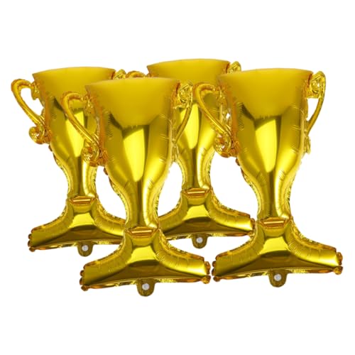 Milisten 4 Stück Aluminiumfolie Luftballons in Pokal Form Goldene Abschlussfeier Deko Langlebige Fotorequisite für Partygestaltung und Innen Außendekoration Milisten 4 Stück Aluminiumfolie Luftballons in Pokal Form Goldene Abschlussfeier Deko Langlebige Fotorequisite für Partygestaltung und Innen Außendekoration von Milisten