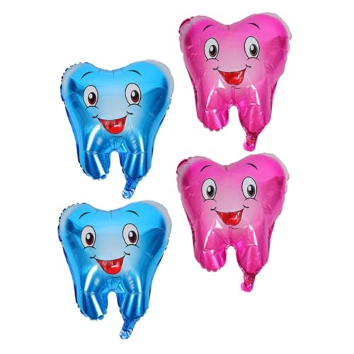 Milisten 4 Stück Aluminiumfolie Zahn Luftballons Shower Dekorationen Cartoon Design Leicht Aufblasbar Langlebig Leckgeschützt Für Babypartys Kommunion Fest Milisten 4 Stück Aluminiumfolie Zahn Luftballons Shower Dekorationen Cartoon Design Leicht Aufblasbar Langlebig Leckgeschützt Für Babypartys Kommunion Fest von Milisten