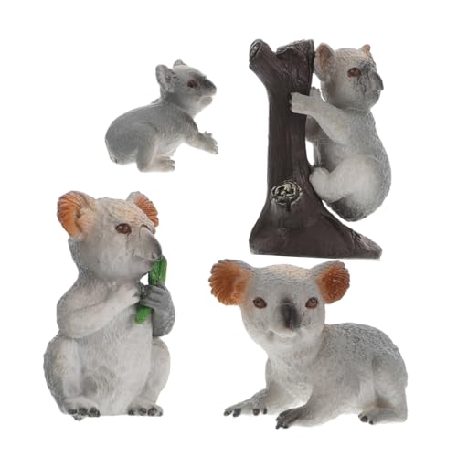 Milisten 4 Stück Simulationstiermodell Koala Bärenkuchendekorationen Miniatur -Koala -Familie Figuren DIY Koala -Terrariumhandwerk Koala-Figur Koala Bärengartendekorationen PVC Grau Milisten 4 Stück Simulationstiermodell Koala Bärenkuchendekorationen Miniatur -Koala -Familie Figuren DIY Koala -Terrariumhandwerk Koala-Figur Koala Bärengartendekorationen PVC Grau von Milisten