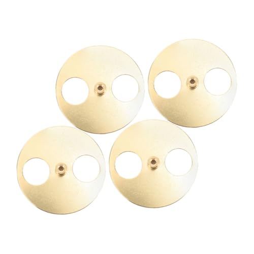 Milisten 4 Stück Spieluhr Plattenspieler Basis Aufziehschlüssel Basis Aufziehschlüssel Ersatz Aufziehschlüssel Basis Aufziehschlüssel Ersatz DIY Aufzieher Ersatzteile Goldenes Metall von Milisten