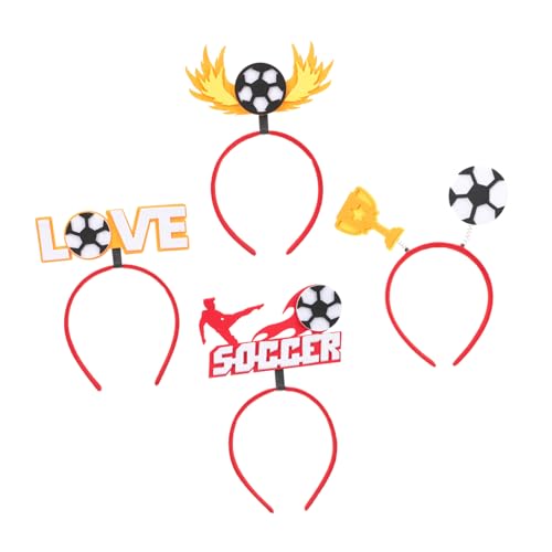 Milisten 4stücke Teiliges Fußball-stirnband Für Partys Themed Party Supplies Für Fußballfans Kreative Haarreifen Mit Fußball-elementen Für Freunde Und Kollegen Leicht Und Bequem Zu Milisten 4stücke Teiliges Fußball-stirnband Für Partys Themed Party Supplies Für Fußballfans Kreative Haarreifen Mit Fußball-elementen Für Freunde Und Kollegen Leicht Und Bequem Zu von Milisten