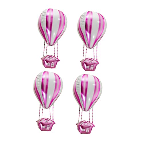 Milisten 4 Stück Teiliges Heißluftballon Folienballons Rosa Langlebige Aluminium Luftballons zur Kindergeburtstags und Babypartydekoration Einfach zu Platzieren Auffällige Partydeko Milisten 4 Stück Teiliges Heißluftballon Folienballons Rosa Langlebige Aluminium Luftballons zur Kindergeburtstags und Babypartydekoration Einfach zu Platzieren Auffällige Partydeko von Milisten