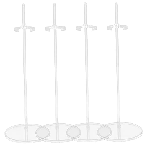 Milisten 4 Stück Transparente Puppenständer aus Stabile Doll Brackets mit Hoher Tragkraft für Puppen und Actionfiguren Wiederverwendbar Platzsparend für Sammler und Ausstellung Milisten 4 Stück Transparente Puppenständer aus Stabile Doll Brackets mit Hoher Tragkraft für Puppen und Actionfiguren Wiederverwendbar Platzsparend für Sammler und Ausstellung von Milisten
