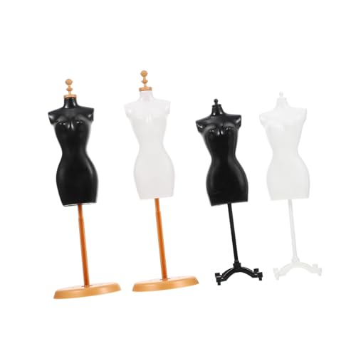 Milisten 4 Stücke Mini Puppe Mannequin Stehen Für Puppe Kleidung Display Kleid Form Rack Milisten 4 Stücke Mini Puppe Mannequin Stehen Für Puppe Kleidung Display Kleid Form Rack von Milisten