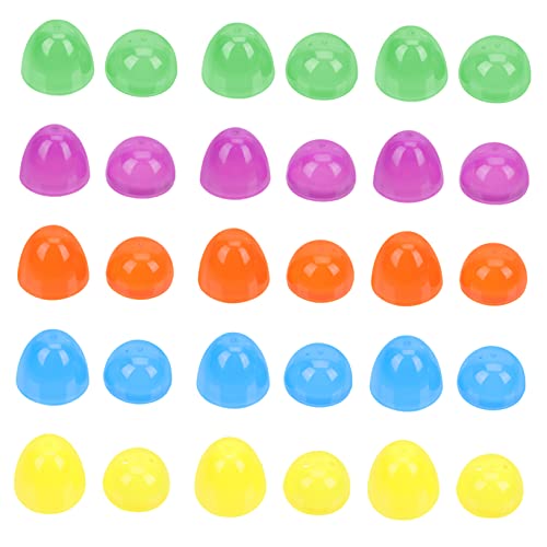 Milisten 40 Stück Cartoon-Osterei- plastikenten kunststoffeier geldgeschenke verpacken ostern susigkeiten Ostern Geschenkideen klein bunt Große Eier Plastikeier ostern leere eier von Milisten