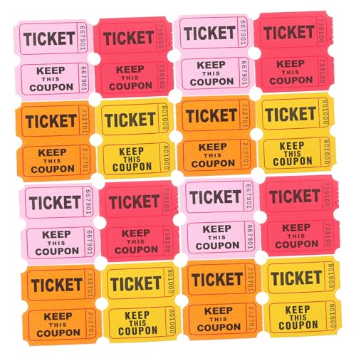 Milisten 400Stücke Tombola Tickets Veranstaltungen Partys und Verlosungen Spielkarten für Tombola für Karneval Spendenaktionen und Unterhaltung Milisten 400Stücke Tombola Tickets Veranstaltungen Partys und Verlosungen Spielkarten für Tombola für Karneval Spendenaktionen und Unterhaltung von Milisten
