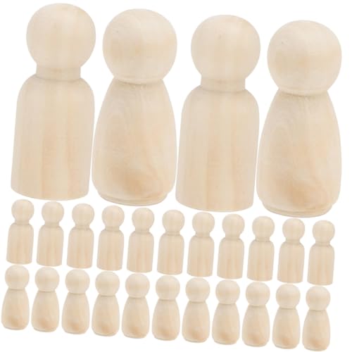 Milisten 48 Stück Teiliges Unbemalter Holzfiguren zum Bemalen DIY Puppen für Kreatives Basteln und Dekoration für Schulprojekte Milisten 48 Stück Teiliges Unbemalter Holzfiguren zum Bemalen DIY Puppen für Kreatives Basteln und Dekoration für Schulprojekte von Milisten