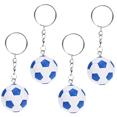 Milisten 4Stücke Fußball Schlüsselanhänger aus Robuste Fußballform Schlüsselringe für Fußballspieler und Fußballliebhaber zur Dekoration Milisten 4Stücke Fußball Schlüsselanhänger aus Robuste Fußballform Schlüsselringe für Fußballspieler und Fußballliebhaber zur Dekoration von Milisten