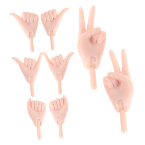 Milisten 4paare Mini Hand Für Puppen Von Kleinen Händen Als Zubehör Für Kreative Projekte Und Pranks Kompatibel Mit Verschiedenen Puppen Langlebig Und Vielseitig von Milisten