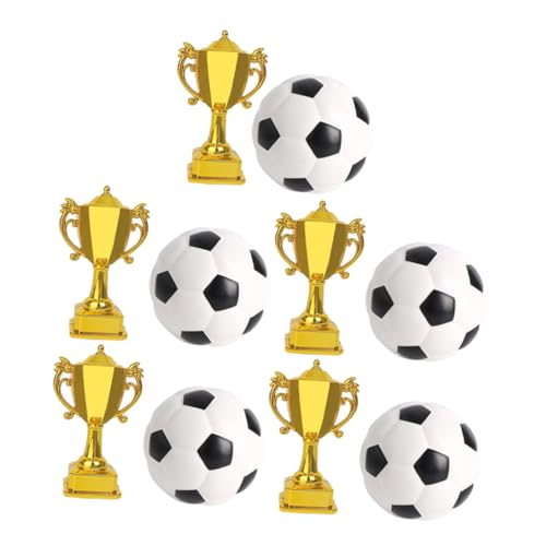Milisten 5 Sätze Mini Fußball und Pokal Tortenaufsätze Plastik Fußball und Pokal Modelle für Sport Mottopartys und Geburtstagsfeiern Milisten 5 Sätze Mini Fußball und Pokal Tortenaufsätze Plastik Fußball und Pokal Modelle für Sport Mottopartys und Geburtstagsfeiern von Milisten