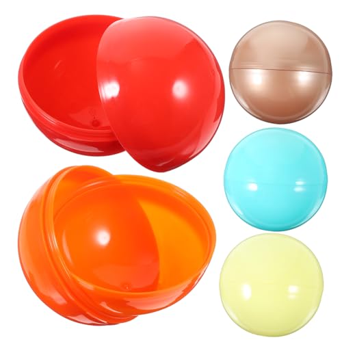 Milisten 5 Stück Befüllbare Kunststoffkapseln Mehrzweck Kugeln für Automaten Transparent Leere Geschenkball Behälter für Partyüberraschungen und Tombola zum Basteln und Füllen Milisten 5 Stück Befüllbare Kunststoffkapseln Mehrzweck Kugeln für Automaten Transparent Leere Geschenkball Behälter für Partyüberraschungen und Tombola zum Basteln und Füllen von Milisten