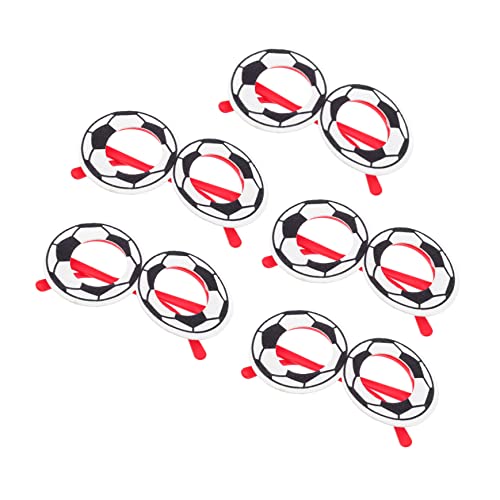 Milisten 5 Stück Fußballbrillenrahmen Brille Foto-requisite Praktische Partybrille Karneval Brille Partybrille Im Fußballstil Bezaubernde Partybrille Sportbrillen Filzstoff Milisten 5 Stück Fußballbrillenrahmen Brille Foto-requisite Praktische Partybrille Karneval Brille Partybrille Im Fußballstil Bezaubernde Partybrille Sportbrillen Filzstoff von Milisten
