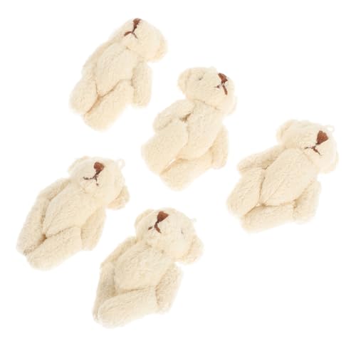 Milisten 5 Stück Puppe Selbstgemacht Dekoration für Kleidung Rucksack und Bastelprojekte Plüschbär Ornament aus Strapazierfähigem Material Milisten 5 Stück Puppe Selbstgemacht Dekoration für Kleidung Rucksack und Bastelprojekte Plüschbär Ornament aus Strapazierfähigem Material von Milisten
