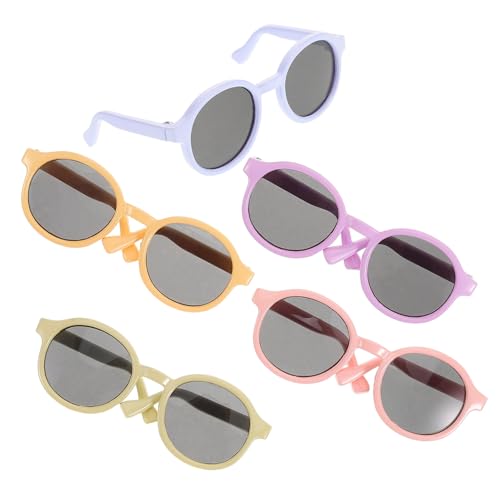 Milisten 5 Stück Puppenbrillen Zubehör Unsere Sonnenbrille Mädchen Mama Puppen Rosa Brille Für Puppe Kleine Brillengestelle Puppenzubehör Requisite Runde Brille Kunststoff Milisten 5 Stück Puppenbrillen Zubehör Unsere Sonnenbrille Mädchen Mama Puppen Rosa Brille Für Puppe Kleine Brillengestelle Puppenzubehör Requisite Runde Brille Kunststoff von Milisten