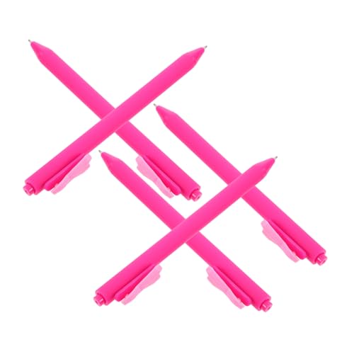 Milisten 5 Stück Ribbon -Kugelschreiber Plastikstift dekorative Festival-Kugelschreiber tragbarer Kugelschreiber Bandform Schreibstifte Praktische Bandstifte kreative Stifte Rosa von Milisten