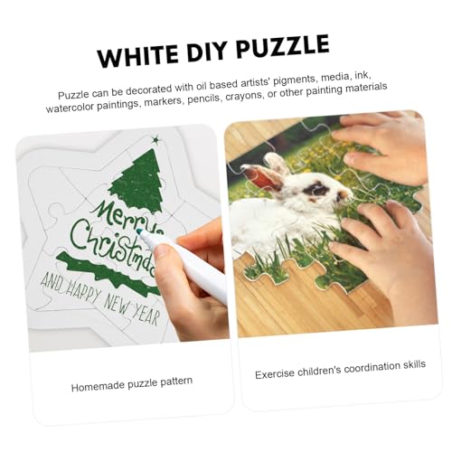 Milisten 5 Stück Teiliges Blanko papierpuzzle mit Bär Kreis Stern Herz zum Selbstbemalen Kreatives DIY Zeichenbrett für Erwachsene Bastelmaterial für Kunstprojekte Milisten 5 Stück Teiliges Blanko papierpuzzle mit Bär Kreis Stern Herz zum Selbstbemalen Kreatives DIY Zeichenbrett für Erwachsene Bastelmaterial für Kunstprojekte von Milisten