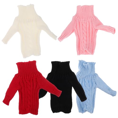 Milisten 5 Stück Teiliges Puppen Strickpullover Weiche Komfortable Kleidung für Mädchen Leicht Anzuziehen Langlebig Zubehör Puppen zum Ankleiden Zufällige Farbe Zufällige Farbe Milisten 5 Stück Teiliges Puppen Strickpullover Weiche Komfortable Kleidung für Mädchen Leicht Anzuziehen Langlebig Zubehör Puppen zum Ankleiden Zufällige Farbe Zufällige Farbe von Milisten