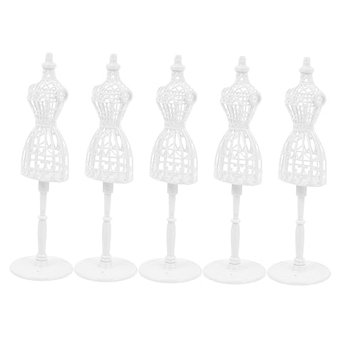Milisten 5 Stück Teiliges Puppenmode Mannequins für Kleidung Hohe Kleiderständer für Puppen Zubehör zur Kreativen Präsentation von Puppenkleidern Milisten 5 Stück Teiliges Puppenmode Mannequins für Kleidung Hohe Kleiderständer für Puppen Zubehör zur Kreativen Präsentation von Puppenkleidern von Milisten