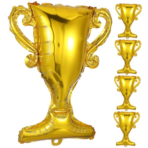 Milisten 5 Stück Trophäenballon Ballons in Trophäenform Weiß Helium Abschlussballons luftballons abschlussfeier gold deko trophäenbrett Party Trophy Dekorationszubehör Aluminiumfolie Golden Milisten 5 Stück Trophäenballon Ballons in Trophäenform Weiß Helium Abschlussballons luftballons abschlussfeier gold deko trophäenbrett Party Trophy Dekorationszubehör Aluminiumfolie Golden von Milisten