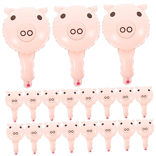 Milisten 50 Stück Handheld Schwein Aluminium Folienballons Dekorative Partyluftballons für Babyparty und Garten Deko Milisten 50 Stück Handheld Schwein Aluminium Folienballons Dekorative Partyluftballons für Babyparty und Garten Deko von Milisten