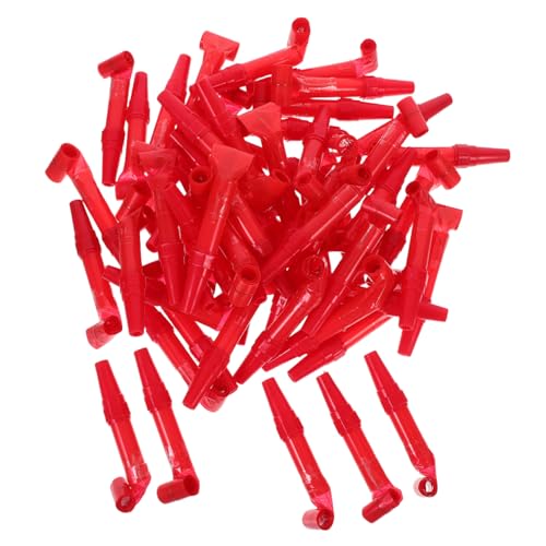 Milisten 50 Stück Spielzeugzubehör mit Zunge kleben Krachmacherspielzeug für Partygebläse Krachmacher Spielzeugpfeife Pfeife Gebläse für Party Plastik rot Milisten 50 Stück Spielzeugzubehör mit Zunge kleben Krachmacherspielzeug für Partygebläse Krachmacher Spielzeugpfeife Pfeife Gebläse für Party Plastik rot von Milisten