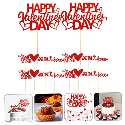 Milisten 50 Stück Teiliges Cupcake Toppers mit Roten Glitzerherzen Stilvolle Tortendeko für Valentinstag Hochzeit und Party Leichte Einfache Cake Picks Dekoration für Kuchen und Muffins Milisten 50 Stück Teiliges Cupcake Toppers mit Roten Glitzerherzen Stilvolle Tortendeko für Valentinstag Hochzeit und Party Leichte Einfache Cake Picks Dekoration für Kuchen und Muffins von Milisten