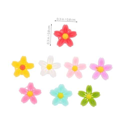 Milisten 50 Stück Teiliges Mini Resin Fünfblättrige Blumen Charms Bunte Flache Cabochons für DIY Schmuck Nagelkunst und Bastelverzierung Stilvolle Accessoires für Frauen und Kreative Milisten 50 Stück Teiliges Mini Resin Fünfblättrige Blumen Charms Bunte Flache Cabochons für DIY Schmuck Nagelkunst und Bastelverzierung Stilvolle Accessoires für Frauen und Kreative von Milisten