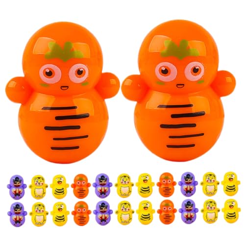 Milisten 50Stücke Mini Cartoon Tumbler Spielzeuge Lustige Tischdekoration für Wackelspielzeug Bunten Farben Füllmaterial für Geschenktüten und Partys Langlebig Milisten 50Stücke Mini Cartoon Tumbler Spielzeuge Lustige Tischdekoration für Wackelspielzeug Bunten Farben Füllmaterial für Geschenktüten und Partys Langlebig von Milisten