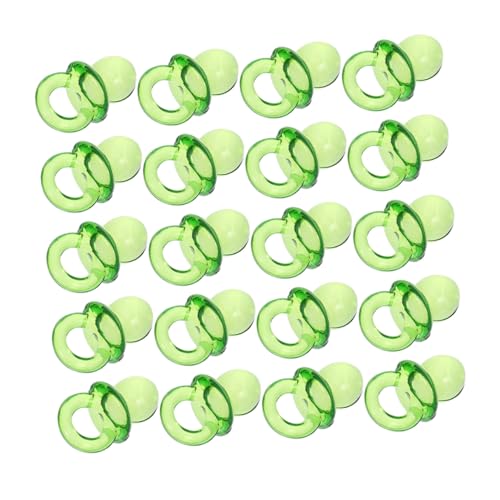 Milisten 50Stücke Mini Dekorationen Für Babyparty Transparente Grüne Gastgeschenke Und Spielpreise Für Vielseitige Partydeko von Milisten