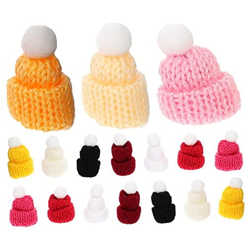 Milisten 50Stücke Mini Strickhüte für DIY Bastelarbeiten Puppenhüte Bunten Farben Dekoration für Mini Häuser und Party Dekorationen Teiliges Milisten 50Stücke Mini Strickhüte für DIY Bastelarbeiten Puppenhüte Bunten Farben Dekoration für Mini Häuser und Party Dekorationen Teiliges von Milisten