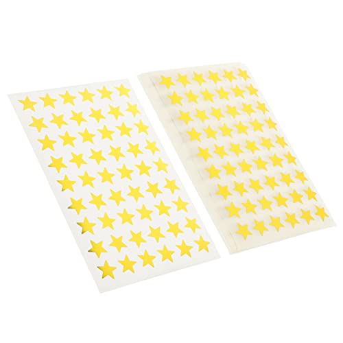 Milisten 50blätter Sternaufkleber Selbstklebend Für Dekoration Bunte Glitzer-Sticker DIY Scrapbooking Material Geschenkverpackungsaufkleber Schreibwaren-Accessoires von Milisten