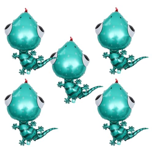 Milisten 5Stücke Tiermotiv Luftballons Niedliche Gecko Folienballons für Kindergeburtstage Dschungel Themenfeiern Fotohintergrund Aufblasbare Partydekoration Milisten 5Stücke Tiermotiv Luftballons Niedliche Gecko Folienballons für Kindergeburtstage Dschungel Themenfeiern Fotohintergrund Aufblasbare Partydekoration von Milisten