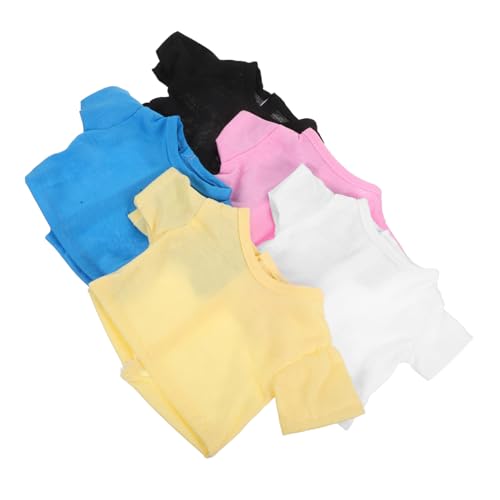Milisten 5stücke Bären-t-Shirt Für Stofftiere Einfarbige Kurzarmshirts Puppen Bärenkleidung Für Kuscheltiere Bärenkostüm-Outfit Bärenkostüm Für Kleintiere Für Stofftiere Kleidung Milisten 5stücke Bären-t-Shirt Für Stofftiere Einfarbige Kurzarmshirts Puppen Bärenkleidung Für Kuscheltiere Bärenkostüm-Outfit Bärenkostüm Für Kleintiere Für Stofftiere Kleidung von Milisten