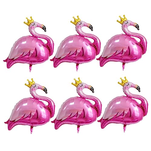 Milisten 6 Stück Aluminiumfolie Flamingo Ballons Hawaii Party Deko Kreative Luftballons für Geburtstagsfeiern Einfach Aufzublasen und Langlebig Milisten 6 Stück Aluminiumfolie Flamingo Ballons Hawaii Party Deko Kreative Luftballons für Geburtstagsfeiern Einfach Aufzublasen und Langlebig von Milisten