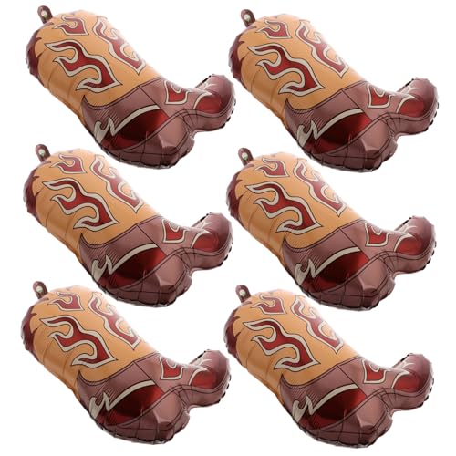 Milisten 6stücke Stiefel Luftballons Western Party Deko Für Geburtstagsfeiern Hochwertige Folienballons Im Design Foto-requisiten Für Mottopartys Milisten 6stücke Stiefel Luftballons Western Party Deko Für Geburtstagsfeiern Hochwertige Folienballons Im Design Foto-requisiten Für Mottopartys von Milisten