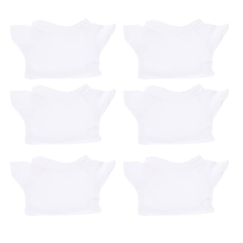 Milisten 6 Stück Bärenkostüm T Shirts für Puppen Weiche Baumwollkleidung für Große Stofftiere Dekorative Puppenbekleidung Langlebig und Farbecht für und Partys von Milisten