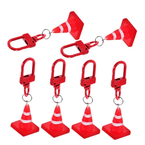 Milisten 6 Stück Straßenkegel-Anhänger Verkehrskegelzubehör Schlüsselanhänger für Mädchen Partybevorzugungen Schlüsselanhänger Schlüsselkettendekoration Leitkegel Ornament Metall Milisten 6 Stück Straßenkegel-Anhänger Verkehrskegelzubehör Schlüsselanhänger für Mädchen Partybevorzugungen Schlüsselanhänger Schlüsselkettendekoration Leitkegel Ornament Metall von Milisten