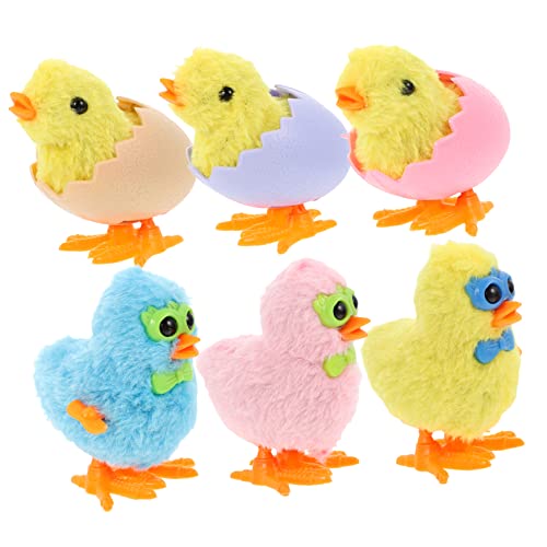 Milisten 6 Stück Teiliges Aufziehspielzeug Kleine Gehende Küken Windup Walking Toy Langlebig Ostergeschenk für Party Mitgebsel Spielerisch Eltern Junge Mädchen Bindung Milisten 6 Stück Teiliges Aufziehspielzeug Kleine Gehende Küken Windup Walking Toy Langlebig Ostergeschenk für Party Mitgebsel Spielerisch Eltern Junge Mädchen Bindung von Milisten