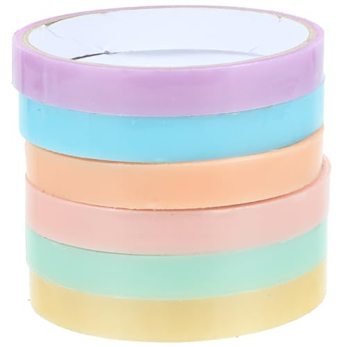 Milisten 6 Stück Teiliges Bunte Klebende Klebebänder für Sticky Ball Multifunktionales Leichtes Handliches Klebestreifen für Kreatives Basteln Milisten 6 Stück Teiliges Bunte Klebende Klebebänder für Sticky Ball Multifunktionales Leichtes Handliches Klebestreifen für Kreatives Basteln von Milisten