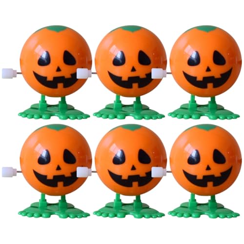 Milisten 6 Stück Teiliges Halloween Kürbis Aufziehspielzeug Lustige Kunststofffiguren für Kreative Spielzeuge für Halloween Feiern Sicher und Farbenfroh Milisten 6 Stück Teiliges Halloween Kürbis Aufziehspielzeug Lustige Kunststofffiguren für Kreative Spielzeuge für Halloween Feiern Sicher und Farbenfroh von Milisten