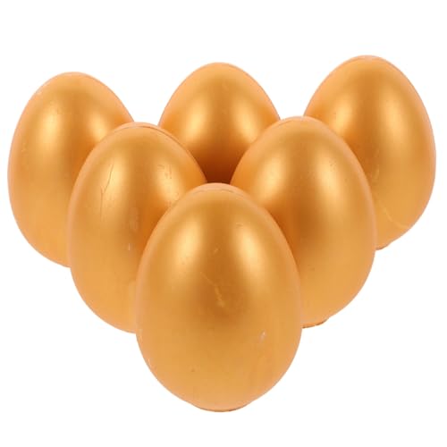 Milisten 6 Stück Teiliges Leere Goldene Eier Glatte Oberfläche Vielseitige Party Deko und Festival Requisiten zum Befüllen mit Süßigkeiten und Stressabbauendes Smash für Feierlichkeiten Milisten 6 Stück Teiliges Leere Goldene Eier Glatte Oberfläche Vielseitige Party Deko und Festival Requisiten zum Befüllen mit Süßigkeiten und Stressabbauendes Smash für Feierlichkeiten von Milisten