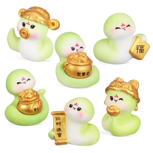 Milisten 6 Stück Teiliges Mini Schlangenfigurenset Resin mit Chinesischen Glückssymbolen Niedliche Tischdeko und Auto Innenraum Dekoration Detailreiche Kleine Schlangenornamente Fürs Jahr Milisten 6 Stück Teiliges Mini Schlangenfigurenset Resin mit Chinesischen Glückssymbolen Niedliche Tischdeko und Auto Innenraum Dekoration Detailreiche Kleine Schlangenornamente Fürs Jahr von Milisten