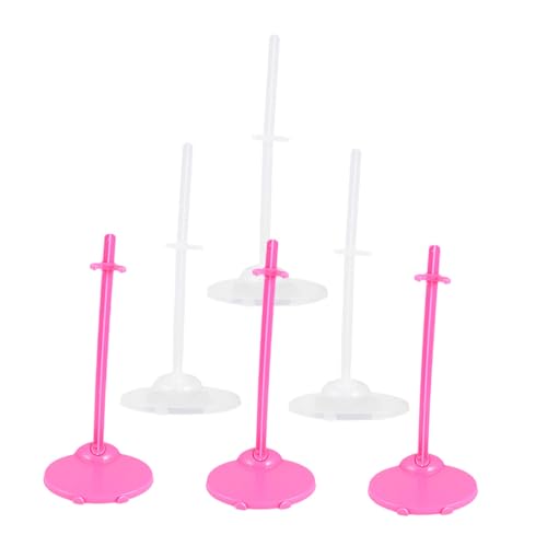 Milisten 6 Stück Teiliges Puppenständer Transparente und Rosa Doll Display Ständer mit Rutschfestem Stabilem Sockel Verstellbare Puppenhalter für Kleine Figuren zur Sicheren Präsentation Milisten 6 Stück Teiliges Puppenständer Transparente und Rosa Doll Display Ständer mit Rutschfestem Stabilem Sockel Verstellbare Puppenhalter für Kleine Figuren zur Sicheren Präsentation von Milisten